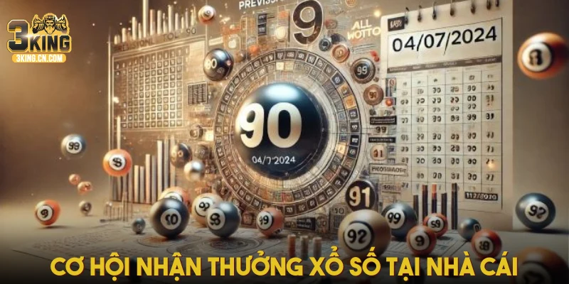 Cơ hội nhận thưởng xổ số tại nhà cái