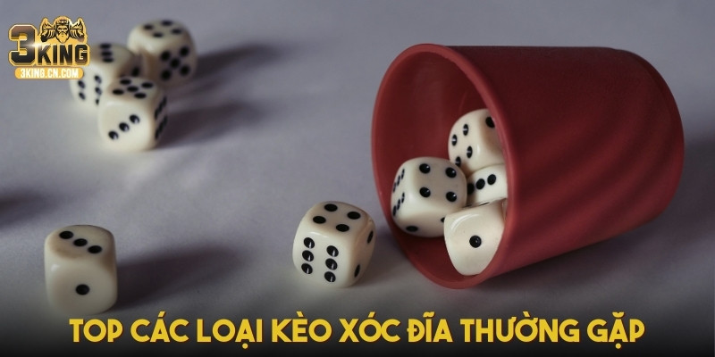 Top các loại kèo xóc đĩa thường gặp tại 3KING